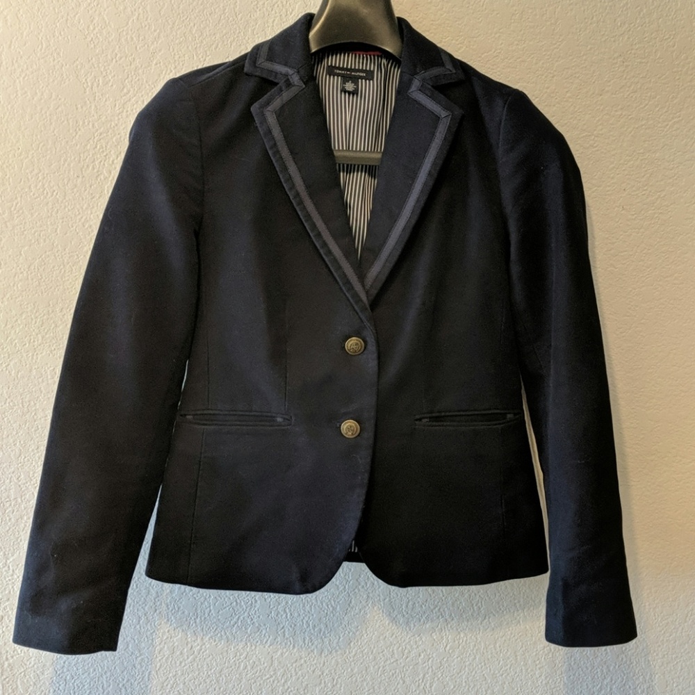 Tommy Hilfiger Women's Navy Blazer Sz 2